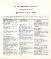 Directory 1, Christian County 1911